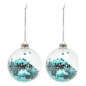 Christmas Baubles (2 pcs) 119803 (Red)