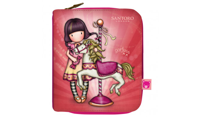 Portfellid Gorjuss Carousel Lõheroosa 10 x 12 x 3 cm