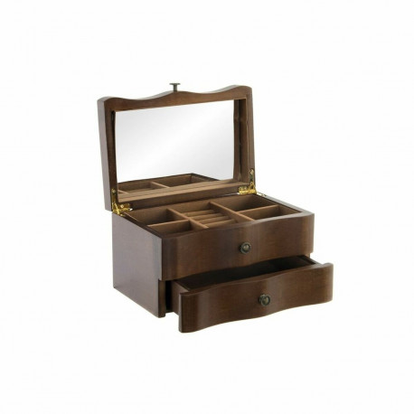 DKD Home Decor jewelry box MDF 20x13x12cm, brown