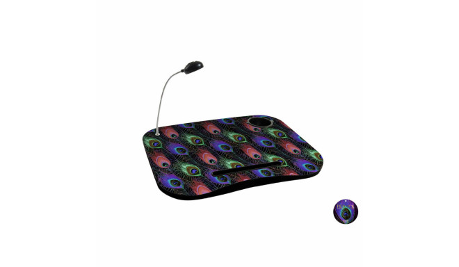 Tray DKD Home Decor 8424001892549 48 x 38 x 7 cm Black Multicolour PVC