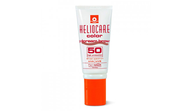 Mitrinošs Krēms ar Krāsu Color Gelcream Heliocare SPF50 Spf 50 - 011 - Brown