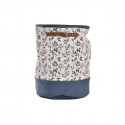 Laundry basket DKD Home Decor Blue Polyester (30 x 30 x 40 cm)