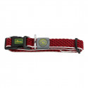 Dog collar Hunter Basic Thread Red Size S (30-43 cm)