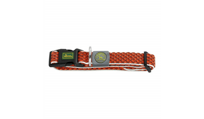 Dog collar Hunter Basic Thread Orange Size S (30-43 cm)