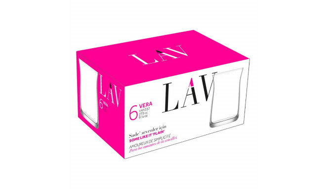 Set of glasses LAV Vera 275 ml 6 Pieces