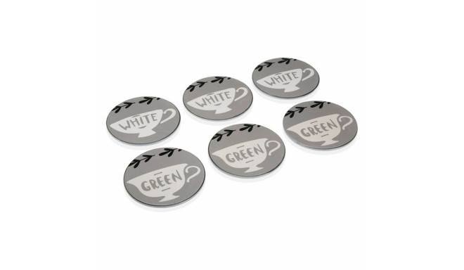 Klaasialused Versa (6  Tükid, osad) (11 x 4,5 x 11 cm) (6 pcs)