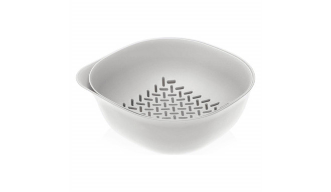 Set of Sieves Versa White polypropylene 23,2 x 9,5 x 23,2 cm (2 pcs)