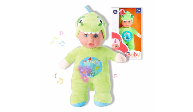 Baby Doll Reig 30 cm Dinosaur Fluffy toy Green (30 cm)