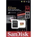 SanDisk mälukaart microSDXC 64GB Extreme V30 A1 + adapter