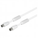 Antenna cable TM Electron White 2,5 m Antenna cable TM Electron White 2,5 m