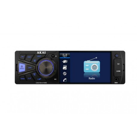 Akai CA015A-4108S car media receiver Black 100 W Bluetooth