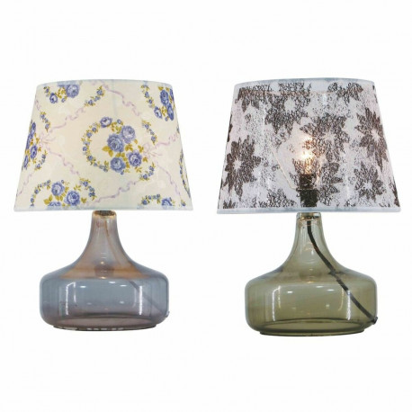 Laualamp DKD Home Decor 28 x 28 x 40,5 cm Kristall Mitmevärviline 220 V 50 W (2 Ühikut)