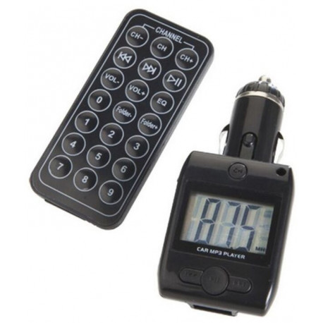 MP3-mängija ja FM-saatja autodele, must (S144392)