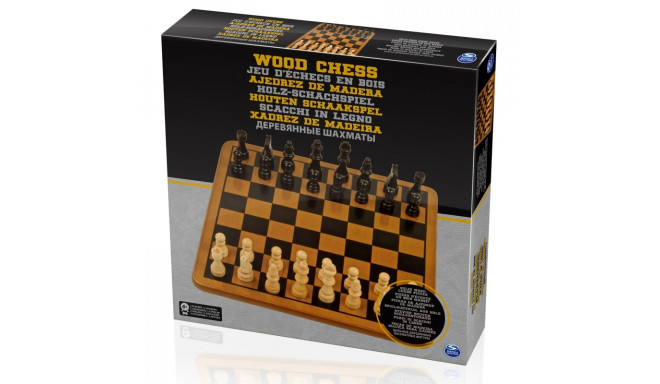 SPINMASTER GAMES  Wood Chess, 6033302