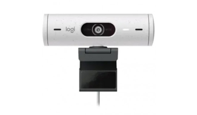 LOGITECH BRIO 500 Full HD Webcam - OFF-WHITE - USB-C