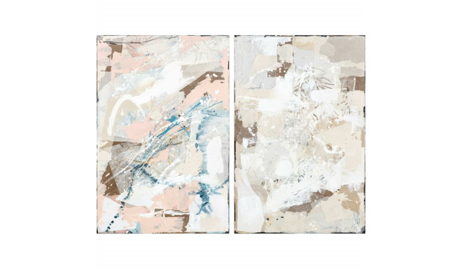 Canvas DKD Home Decor Abstract Urban 100 x 4 x 150 cm 150 x 3,8 x 100 cm (2 Units)