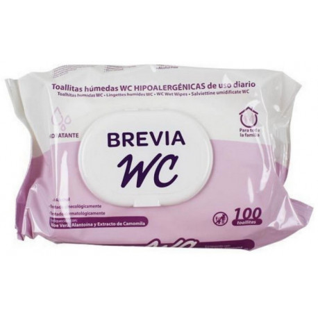 Brevia niisked WC salvrätikud 100tk