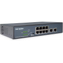 Digitus 8-Port Fast Ethernet PoE Switch + 2 Uplinks (Black)