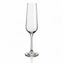 Champagne glass Belia Bohemia Transparent Glass 6 Units (20 cl)