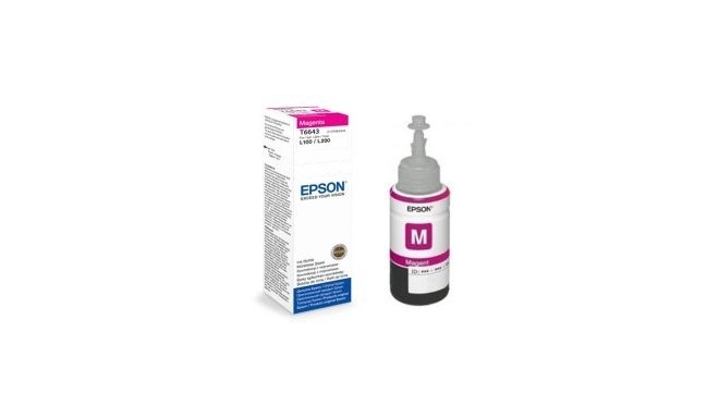 Epson T6643 (C13T66434A) Ink Refill Bottle, Magenta