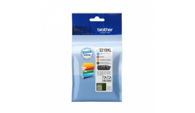 Brother LC3219XL (LC3219XLVALDR) Ink Cartridge Multipack, C/M/Y/BK