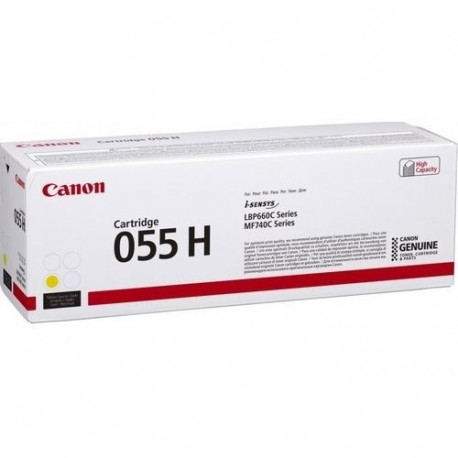 Canon CRG 055H (3017C002) Toner Cartridge, Yellow