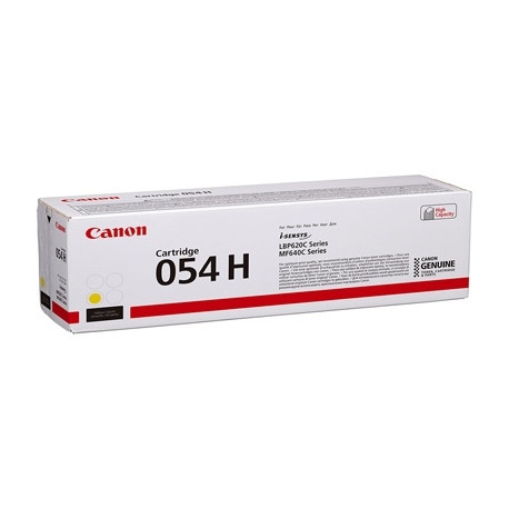 Canon CRG 054H (3025C002) Toner Cartridge, Yellow