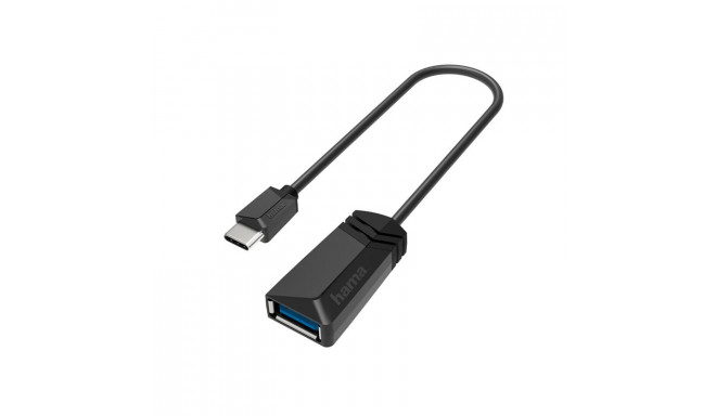 Adap. Hama USB-C pistik > USB 3.1 A pesa, 0,15m