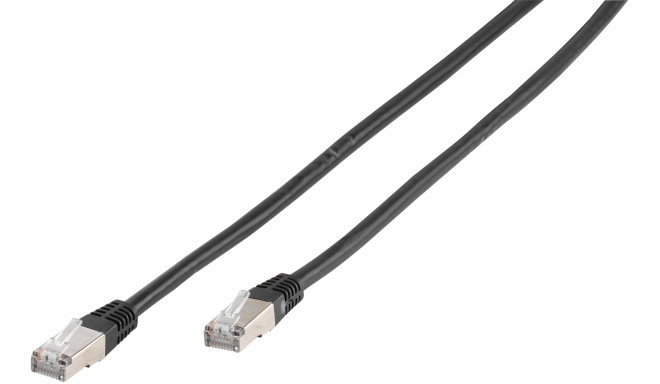 Vivanco network cable CAT 6 2m, black (45316)