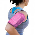 Elastická látková páska na ruku pro běžecké fitness M růžová