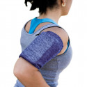 Elastická látková páska na ruku pro běžecké fitness M tmavě modrá
