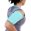 Elastická látková páska na ruku pro běžecké fitness L modrá