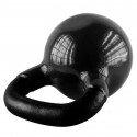 Kettlebell iron covered with vinyl HMS black KNV28