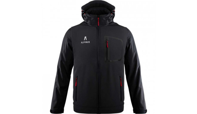 Alpinus Stenshuvud softshell jacket black BR43371 (L)