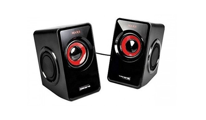Mars Gaming MS1 Stereo Multimedia Desktop Speakers / 2x 5W / 3.5mm Audio / USB Power