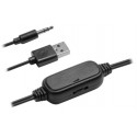 Mars Gaming MS1 Stereo Multimedia Desktop Speakers / 2x 5W / 3.5mm Audio / USB Power / Black
