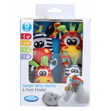 Playgro jungle wrist rattle and foot finder online