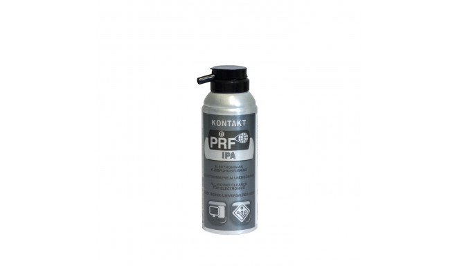 Pure isopropanol, which removes dirt, oil, grease and resin from printed circuits, magnet heads. PRF