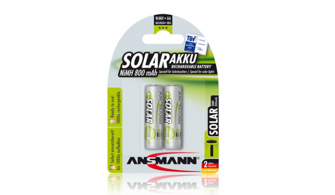 Aku R6 (AA), 1.2 V, 800 mAh, Ni-Mh, ANSMANN (2tk. pakendis)