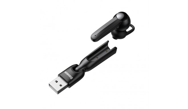 Bluetooth Headset A05 with USB Docking Station, Black