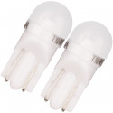 Auto lamp 12V W5W T10 W2.1x9.5D valge LED iga 2tk