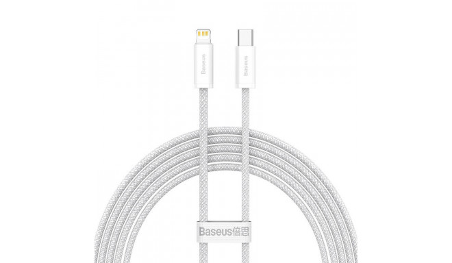 Kaabel USB C pistik iP Lightning 20W 1m valge Dynamic Baseus