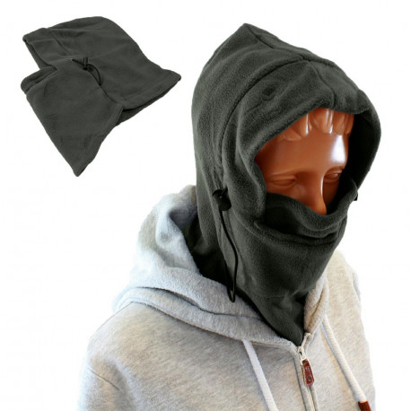 BQ42B KOMINIARKA MASKA POLAROWA 3w1 GREY