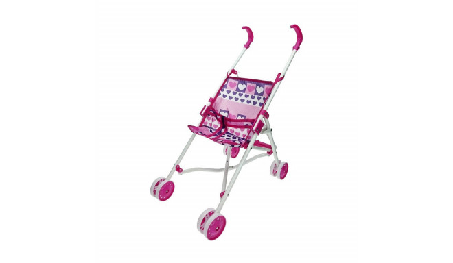 Doll Stroller Reig Blue Pink Foldable 25,5 x 41,5 x 55,5 cm