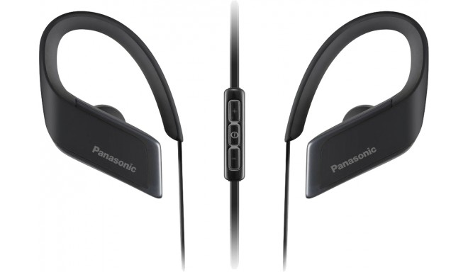 Panasonic austiņas + mikrofons RP-BTS30-K, melnas