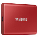 Samsung T7, 2 TB, USB 3.2, punane - Väline SSD