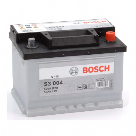 Automašīnas akumulators BOSCH S3004 500 A 53 Ah 12 V