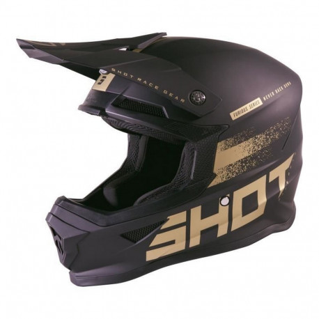Helmet Furious Raw 2.0 Negro, oro