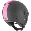 Helmet ASTONE HELMETS KSR-2 Black/Pink (Size 53-54)