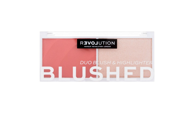 Revolution Relove Colour Play Blushed Duo Blush & Highlighter (5ml) (Cute)